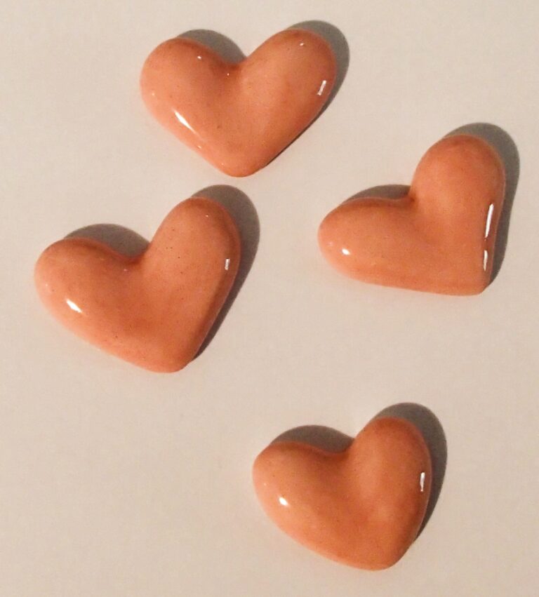 Ceramic Heart - Pale Pink