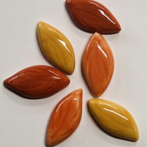 Handmade Ceramic Leaves Autumn