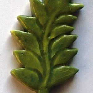 Handmade Ceramic Fern Green