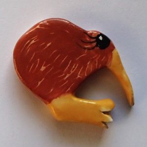 Handmade Ceramic Kiwi Right Facing