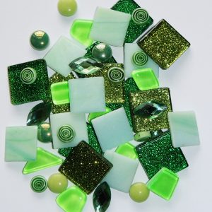 Mini Magpie Mix Forest Greens