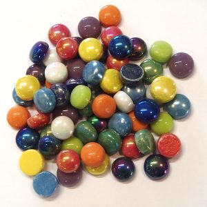 Pearl Mosaic Drops 12mm Rainbow