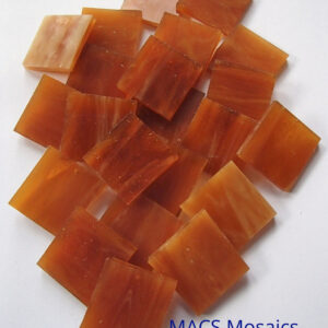Stained Glass Mosaic Squares Brown
