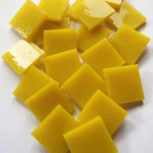 Stained Glass Mosaic Squares Yellow