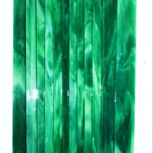 Stained Glass Mosaic Sticks Jungle Green