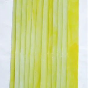 Stained Glass Mosaic Sticks Lemon Yellow